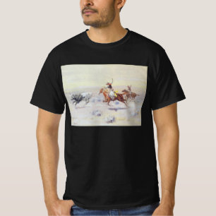 T-shirt Cowboys du Bar Triangle par CM Russell