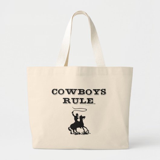 T-SHIRT Cowboys Rule Grote Tote Bag (Voorkant)