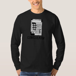 T-shirt Cowculator Cute Calculatrice Math Enseignant