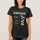 T-shirt Cowculus Cow Math Nerdy Étudiant Enseignant (Devant)