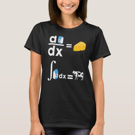 T-shirt Cowculus Math Vache Lait Fromage Math Pour Hommes  (Devant)