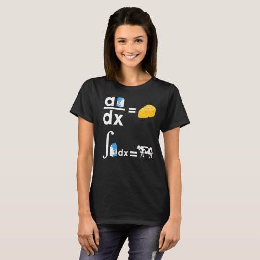 T-shirt Cowculus Math Vache Lait Fromage Math Pour Hommes  (Devant entier)
