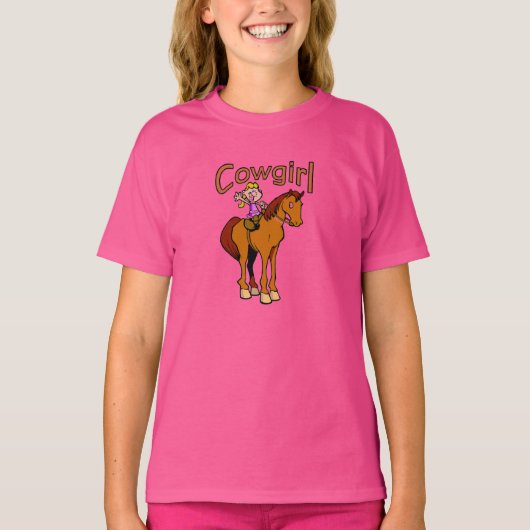 T-shirt Cowgirl (Devant)