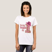 T-shirt Cowgirl 1er anniversaire (Devant entier)