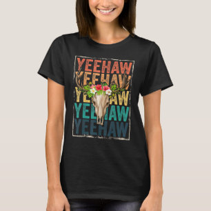 T-shirt Cowgirl Cavalière Cheval Brun Cowgirl