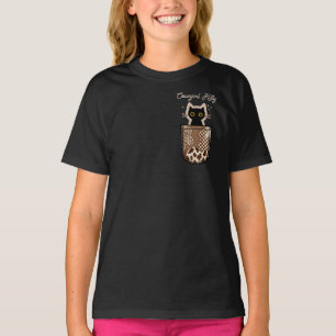 T-shirt Cowgirl Kitty Pochette - Chat en Strass Western