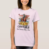 T-shirt Cowgirl Pays Ouest (Devant)