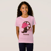 T-shirt Cowgirl personnalisé (Devant entier)