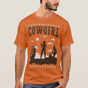 T-shirt Cowgirl Wild West Pays Bohemian Western Boho Hi
