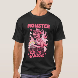 T-shirt Cowgirls Dinosaure Monstre Camion Howdy Rodéo Mons