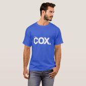 T-shirt Cox - une chose de rangée (Devant entier)