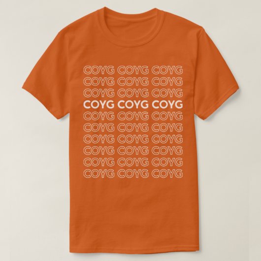 T-shirt COYG COYG Blanc (Design devant)