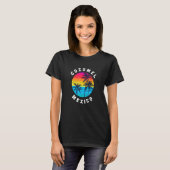 T-shirt Cozumel Mexico Vacation Souvenir Sunset Beach (Devant entier)