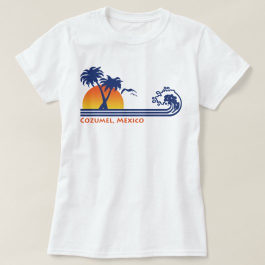 T-shirt Cozumel Mexique (Design devant)