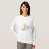 T-shirt Cozy Candle and Hot Chocolate Illustration (Devant entier)