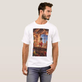 T-shirt Cozy Christmas Nutcracker Toy Workshop (Devant entier)