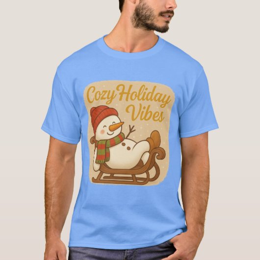 T-Shirt Cozy Holiday Vibes (Voorkant)