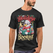 T-shirt Cozy Reading Duck Holiday Season Book Lover (Devant)