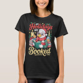T-shirt Cozy Reading Duck Holiday Season Book Lover (Devant)