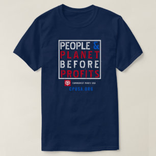 T-SHIRT CPUSA BLUE COLLAR