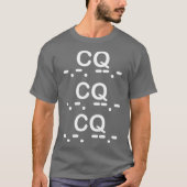 T-shirt CQ CQ CQ Code Morceau Cham amateur Ham CQ (Devant)