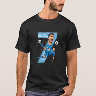T-shirt CR7 Bicycle Kick Vector Art