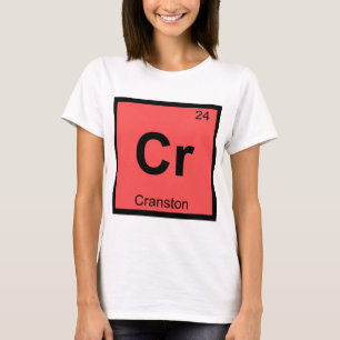 T-shirt Cr - Cranston Rhode Island Chimie Symbole de la vi