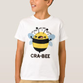 T-shirt Cra-bee Funny Crabby Bee Pun (Devant)