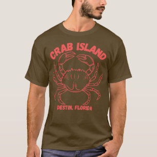 T-shirt Crab Island design pour Destin Florida