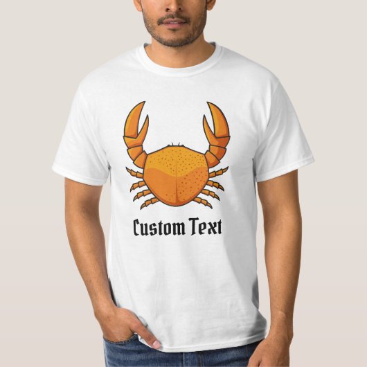 T-shirt Crab orange (Devant)