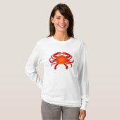 T-shirt Crab orange (Devant entier)