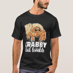 T-shirt Crabby Mais Femmes Adorables Mignonne Coquillages