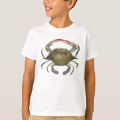 T-shirt Crabe d'aquarelle - gris (Devant)