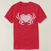T-shirt Crabe de Dungeness (Design devant)