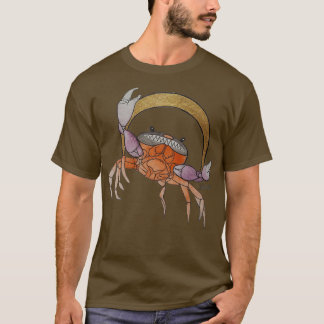 T-shirt Crabe de la lune d'Halloween