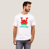 T-shirt crabe de luau (Devant entier)