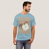 T-shirt crabe de plage et dollar de sable (Devant entier)