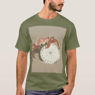 T-shirt crabe de plage et dollar de sable