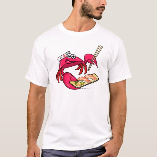 T-shirt Crabe de sushi (Devant)