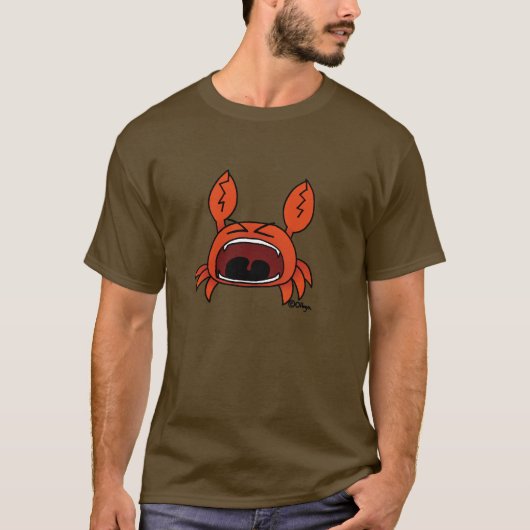 T-shirt crabe fâché (Devant)