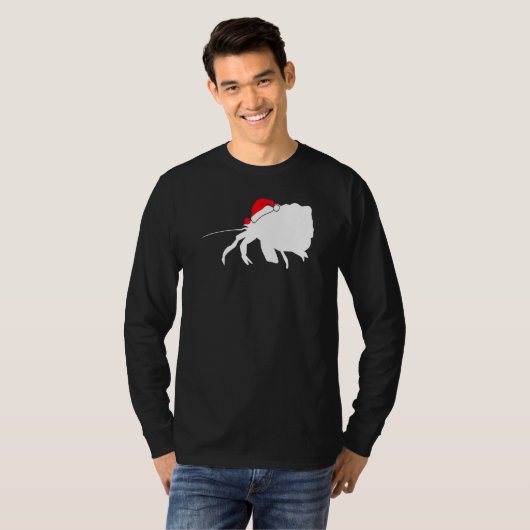 T-shirt Crabe Hermite Noël du Père Noël (Devant entier)