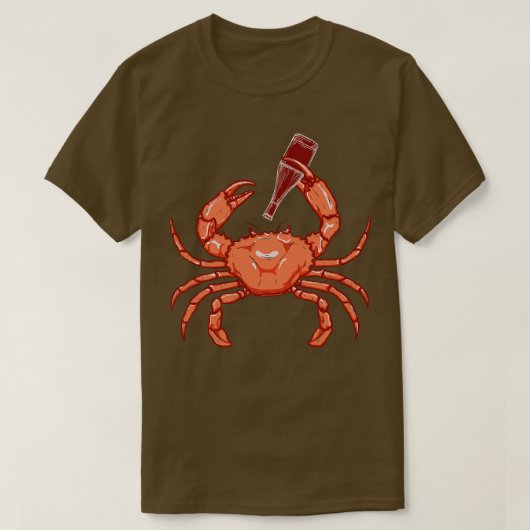 T-shirt Crabe ivre (Design devant)