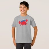 T-shirt Crabe marin, Crabe mignon, Casquette marin, Voile, (Devant entier)