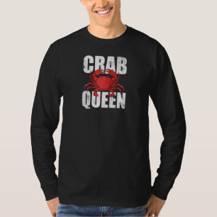 T-shirt Crabe Queen fruits de mer Crabe Viande Crabe Louva