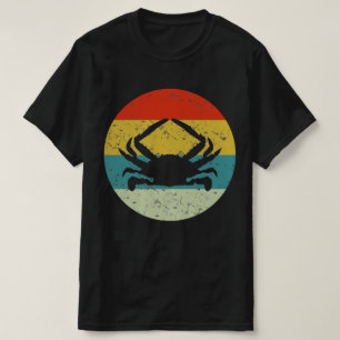 T-shirt Crabe rétro vintage silhouette les années 70