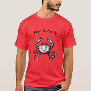 T-shirt Crabe Vintage amusant et modifiable