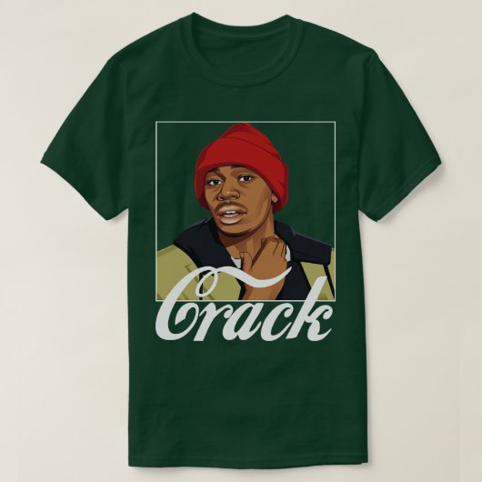 T-shirt Crack par Tyrone Biggums (Design devant)