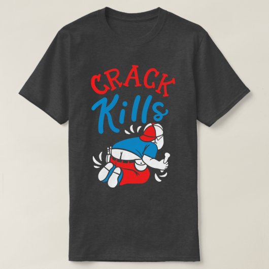 T-shirt Crack tue Funny Plumber (Design devant)