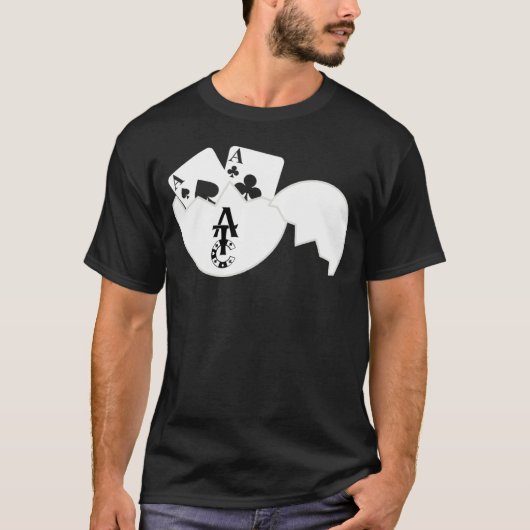 T-shirt Cracked Aces (Devant)