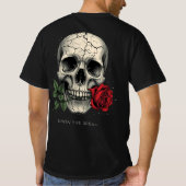 T-shirt Cracked Skull Rose Tee – Livin The Dream (Dos)